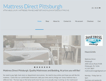 Tablet Screenshot of mattressdirectpittsburgh.com